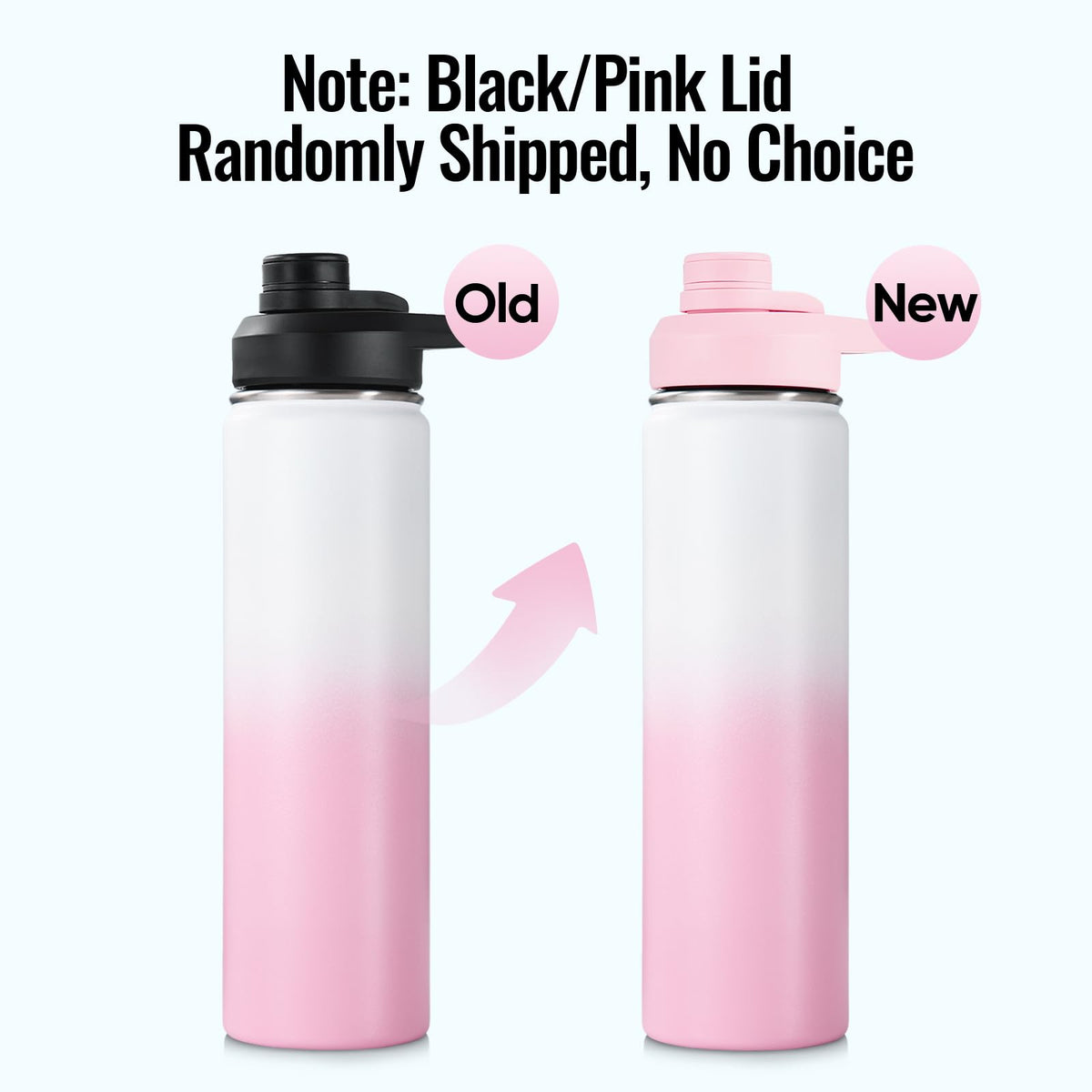 Fijinhom premium 304 stainless steel bottle with wide mouth for easy filling and cleaning.