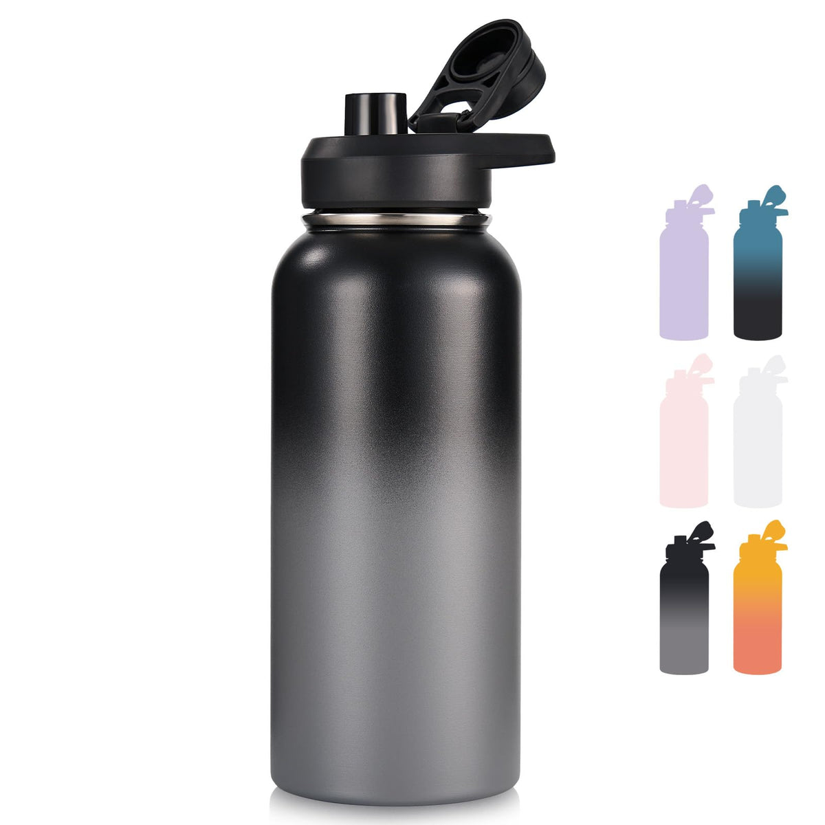 Fijinhom 32 oz insulated bottle with handle for easy transport and temperature control.