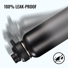Fijinhom double-wall vacuum insulation maintains cold or hot beverages.