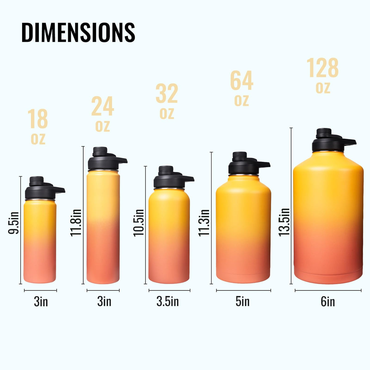 Fijinhom compact bottle with smooth sides fits backpacks and cup holders.