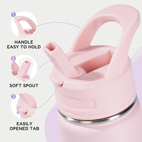 Fijinhom ergonomic cap for easy sipping and comfortable handling.