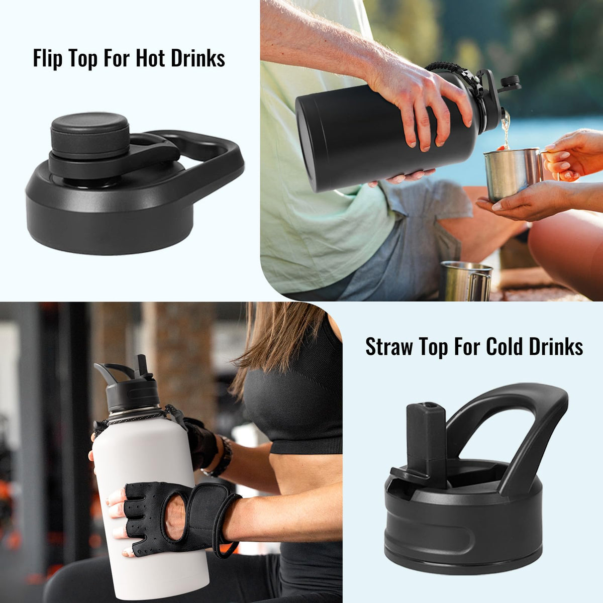 Fijinhom wide-mouth design eases filling, cleaning, and ice insertion