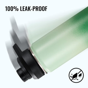 Fijinhom Jungle Fade bottle stainless steel texture shows sweat-proof surface and durable build.