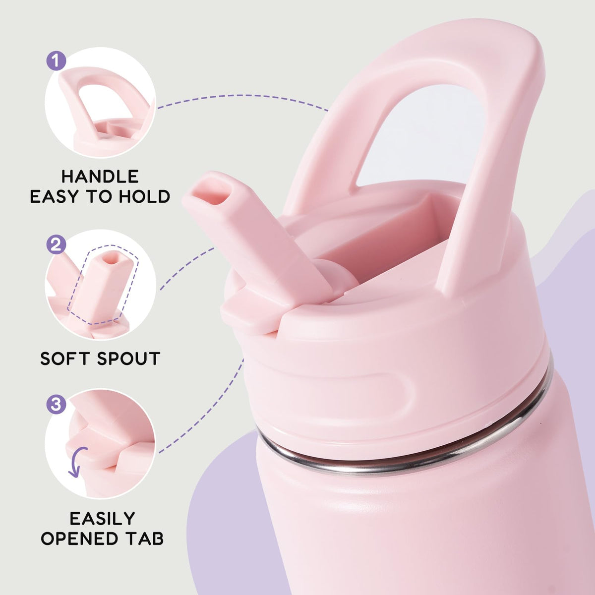 Fijinhom leak-proof closure prevents spills during travel.