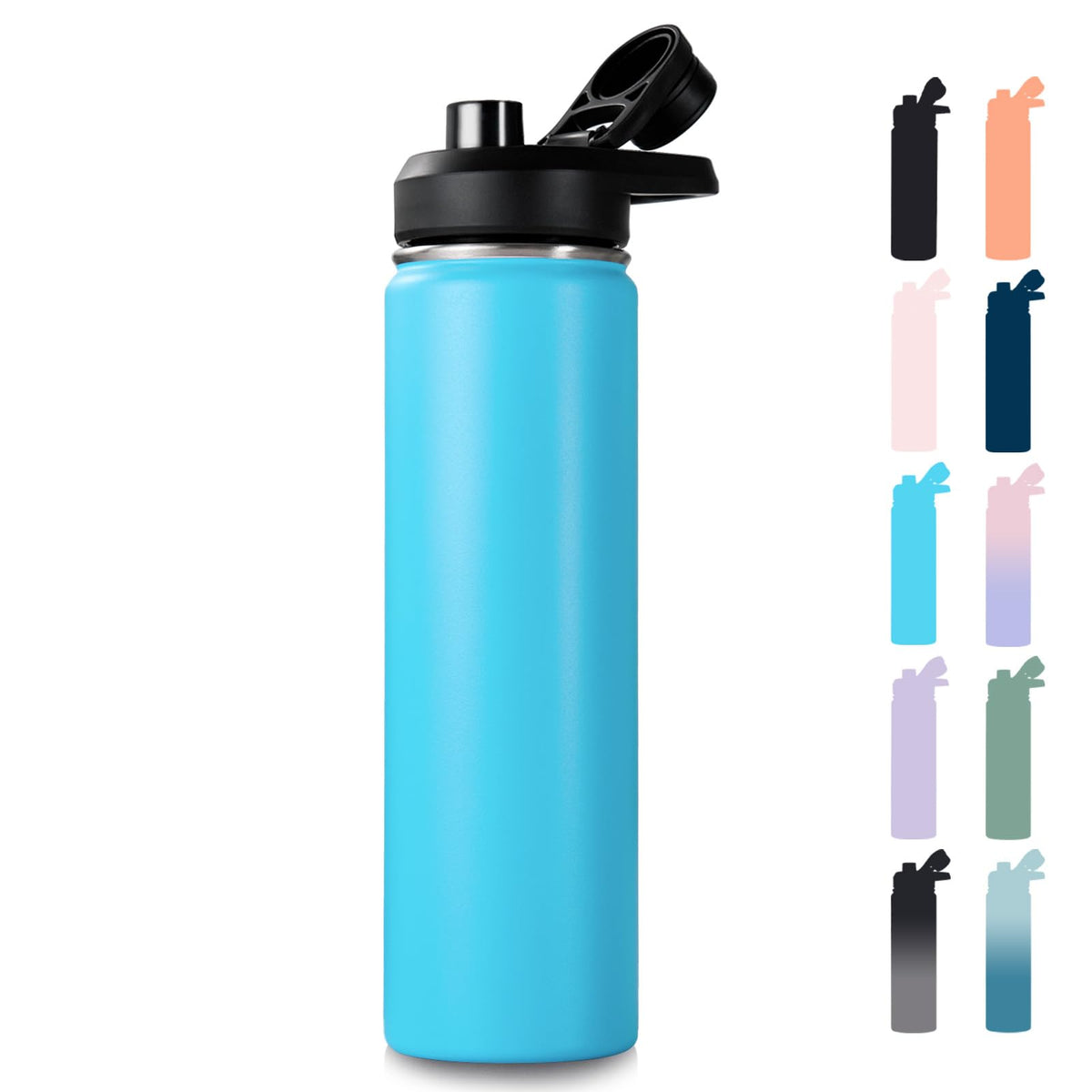 Fijinhom Monster Blue bottle cap for quick one‑handed sealing during activity