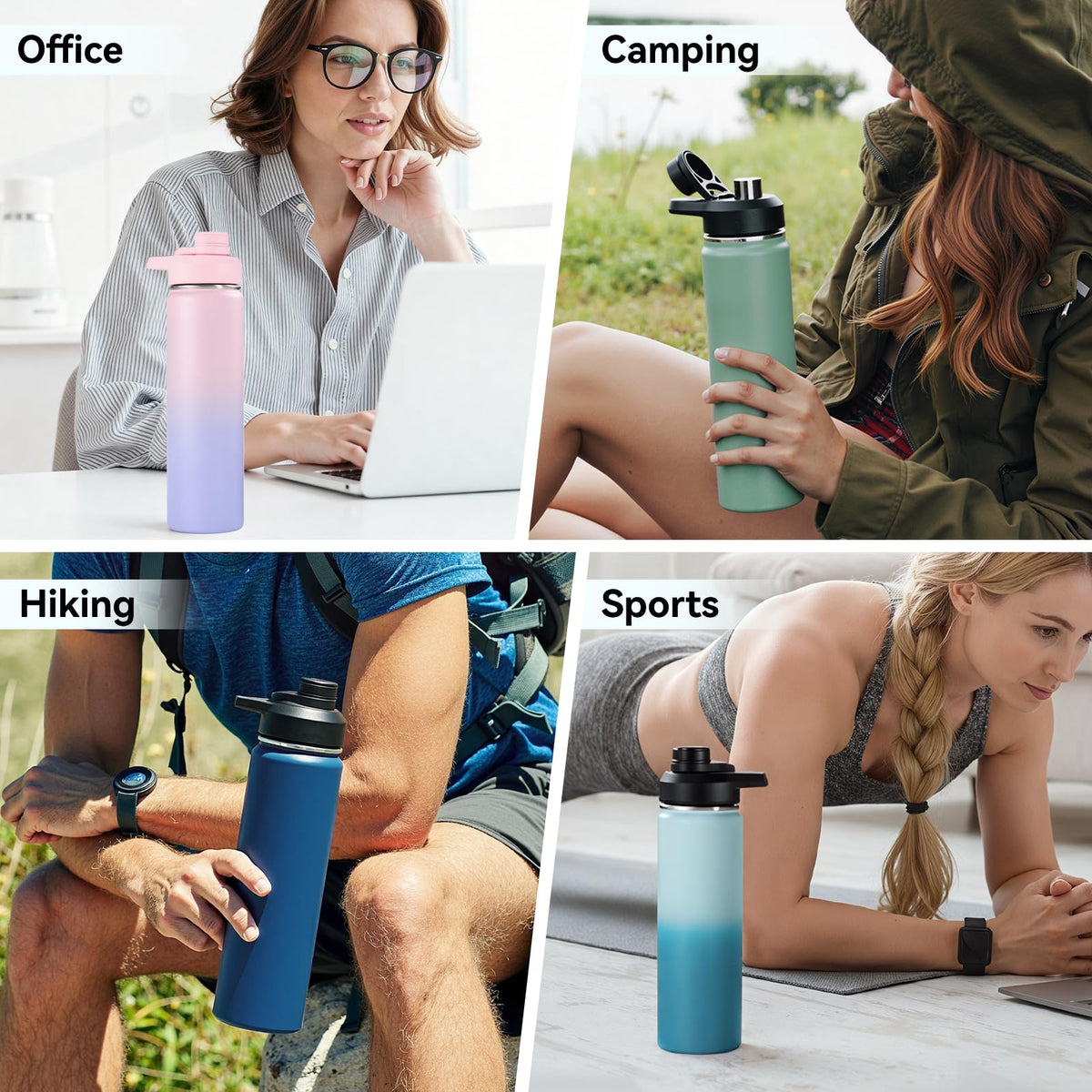 Fijinhom bottle ideal for outdoor activities like hiking or camping.