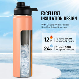 Fijinhom bottle showcases durable 304 stainless steel exterior.