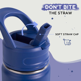 Fijinhom toddler straw bottle with leak-proof cap for mess-free days.
