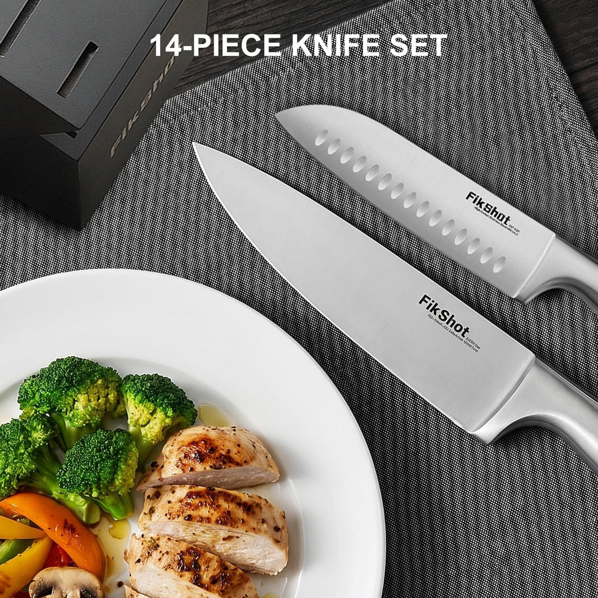 FikShot knife set makes a thoughtful gift for home cooks.