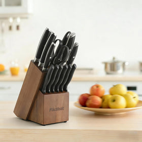 FikShot 8-inch bread knife for clean, effortless bread slices.