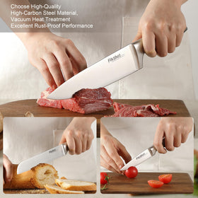 Stainless steel blades resist stains and corrosion for long-lasting use.