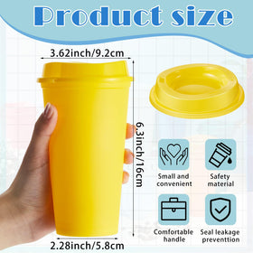 FillTouch 16 oz cups with lids offer comfy grip for quick coffee breaks.