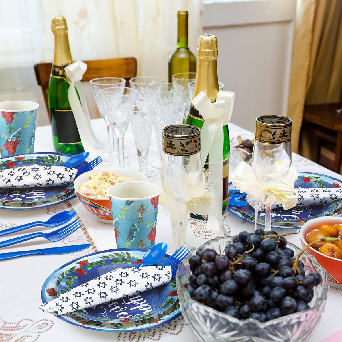 FillTouch plastic utensils sturdy and disposable for easy cleanup
