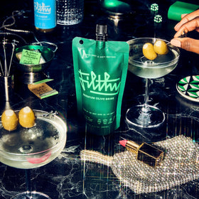 Filthy Food Filthy Martini Kit pimento olives adding briny richness to cocktails