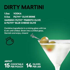 Filthy Food Filthy Martini Kit stainless steel picks for elegant garnishes