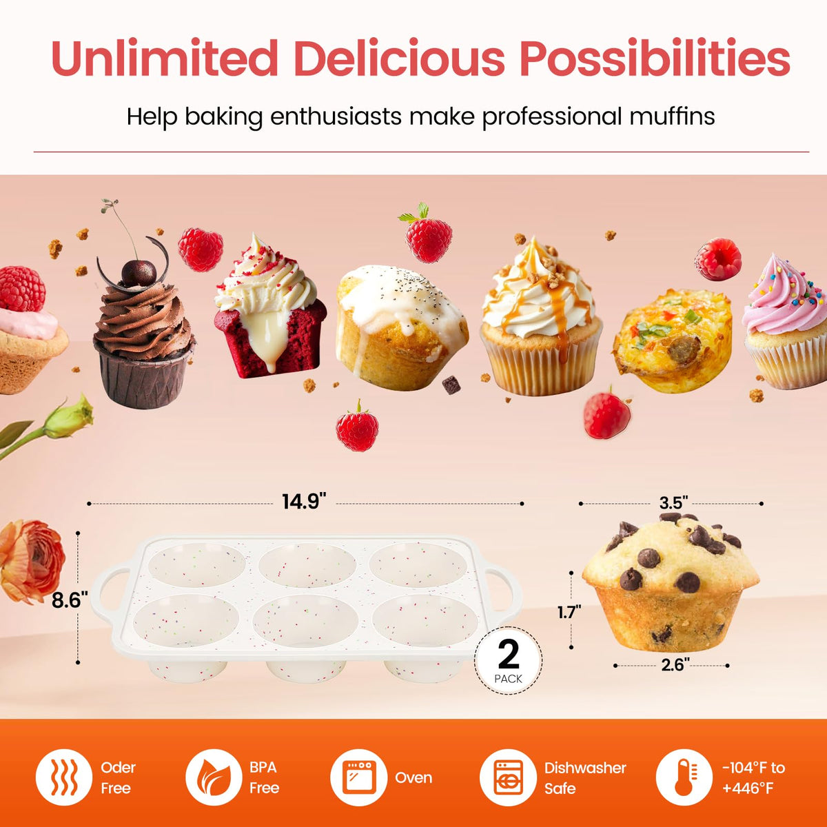Fimary heat resistance supports freezer-to-oven versatility