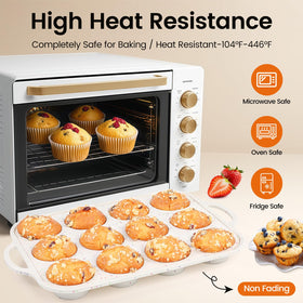 Fimary dishwasher-safe label highlights easy cleanup after baking