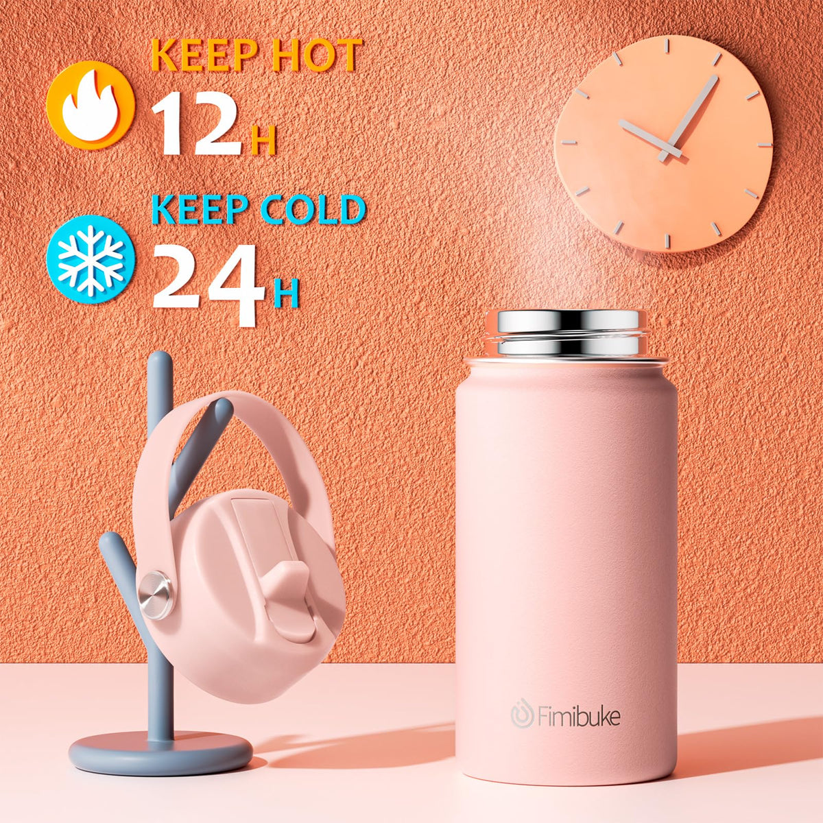 Fimibuke 18/8 stainless steel bottle delivers durable BPA-free hydration