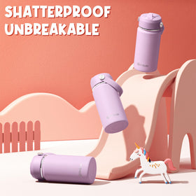 Fimibuke bottle with straw and bite valve is kid-friendly