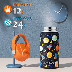 Fimibuke double-wall vacuum insulation preserves cold drinks for long hours