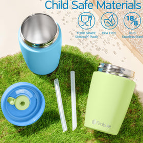 Fimibuke double-walled-insulated-cup maintains cool drinks longer.