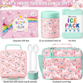 Fimibuke four-compartment bento keeps foods separated for balance.
