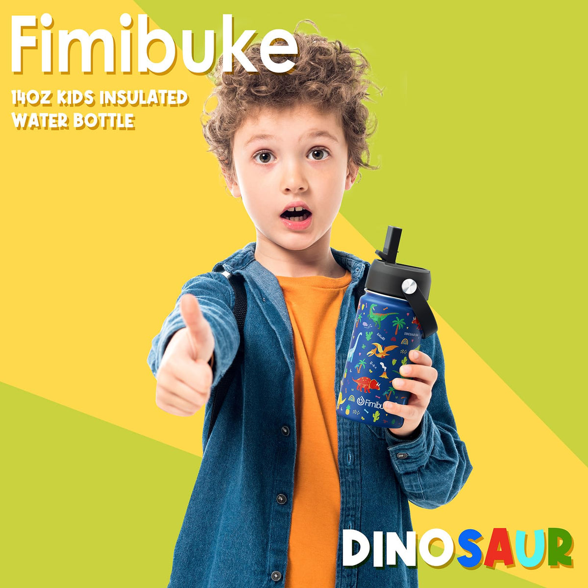 Fimibuke fits in school bags and backpacks for on-the-go hydration