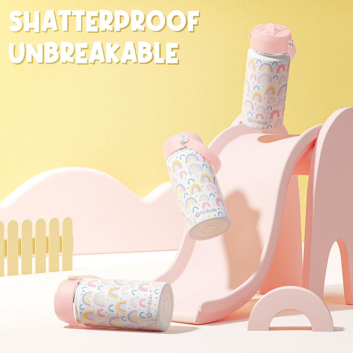 Fimibuke straw assembly provides smooth sipping for kids on the go.
