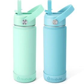 Fimibuke kids insulated water bottle underwater world design keeps drinks cold for school