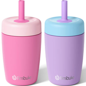 Fimibuke spill-proof-straw-cup keeps drinks tidy for curious toddlers.