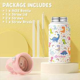 Fimibuke bite-valve lid for simple sipping during activities.