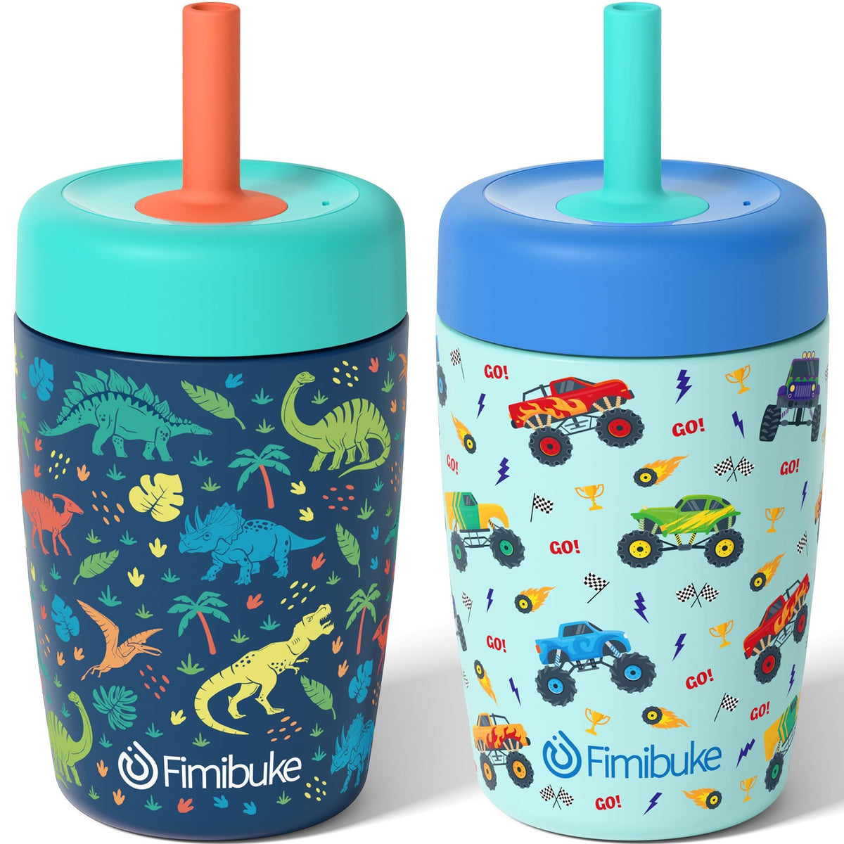 Fimibuke spill-proof toddler cup with twist lid for mess-free sipping.