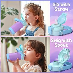 Fimibuke 18/8 stainless steel kids bottle for durability and clean taste