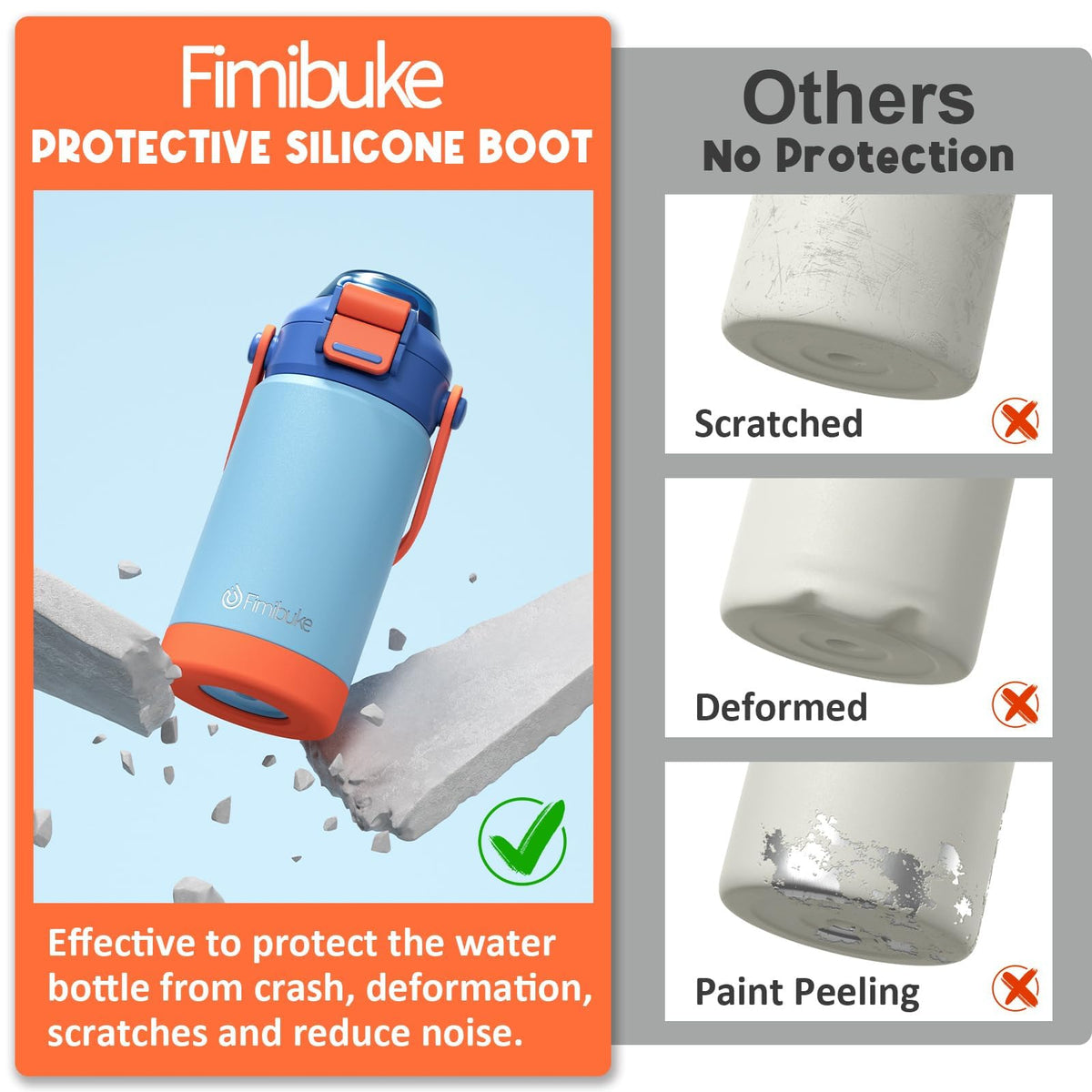 Fimibuke vivid design kids bottle to engage hydration