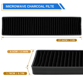 FIMXSD WB06X10807 filter on exhaust vent, helps reduce odors during cooking.