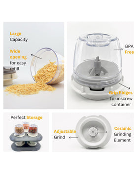 FinaMill spice pods organize your kitchen, keeping spices tidy and accessible.