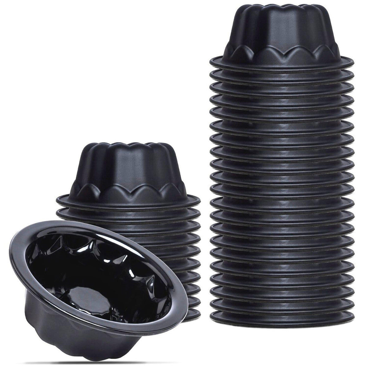 Findful 25-pack mini cake pans provide easy release for perfect 4-inch treats at home.