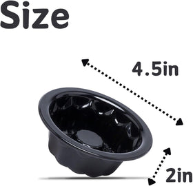 Findful 4-inch silicone molds for mini bundt cakes offer flexible demolding and clean results.