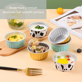 Findful aluminum foil pans suitable for baking, reheating, and serving.
