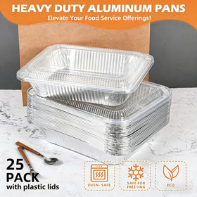Findful aluminum pan oven-safe for baking, roasting, and reheating.
