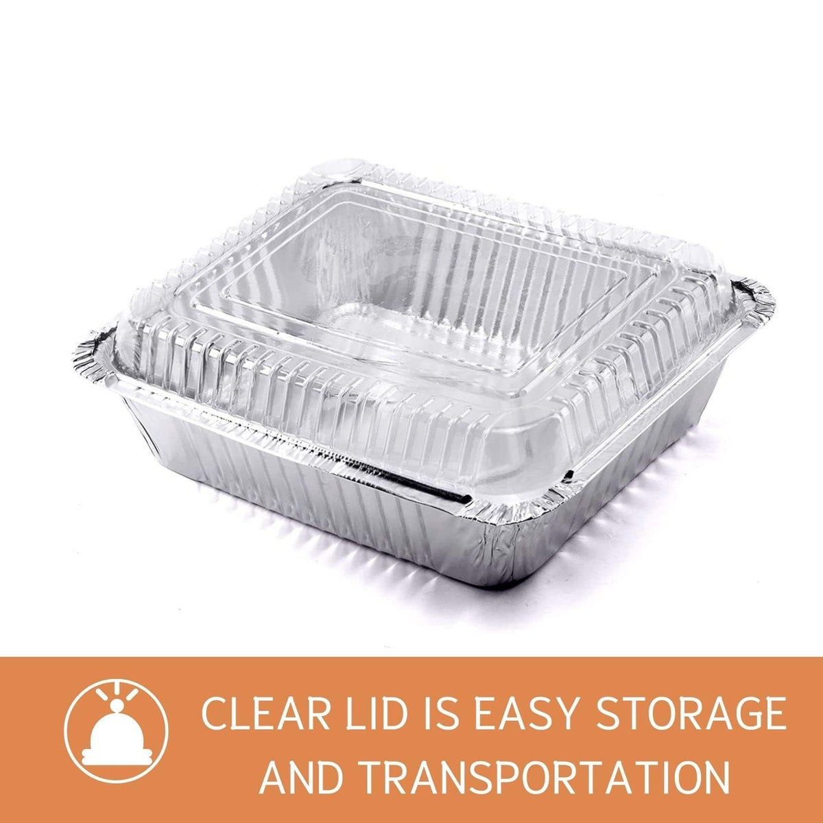 Findful clear lids seal in freshness for easy transport of meals.