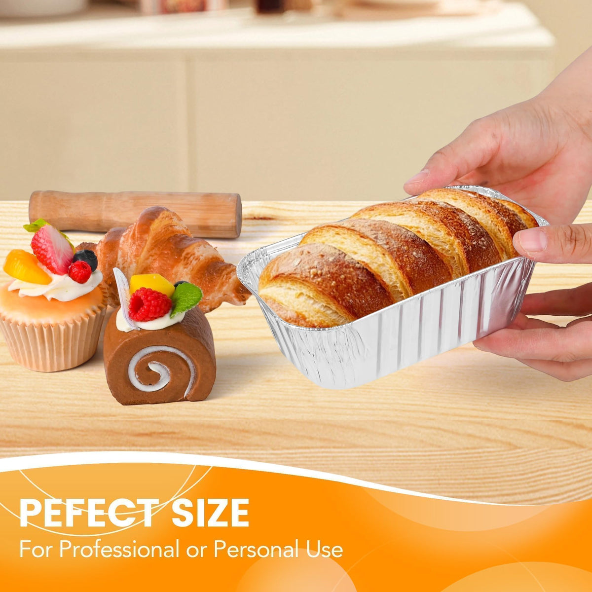 Findful disposable loaf pans simplify cleanup after gatherings