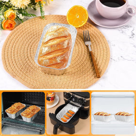 Findful freezer-safe mini loaf pans ideal for leftovers and storage