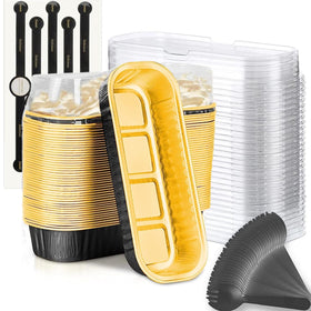 Findful mini loaf pans with lids for secure fridge storage