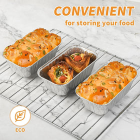 Findful oven-safe aluminum loaf pans ready for cakes and bread