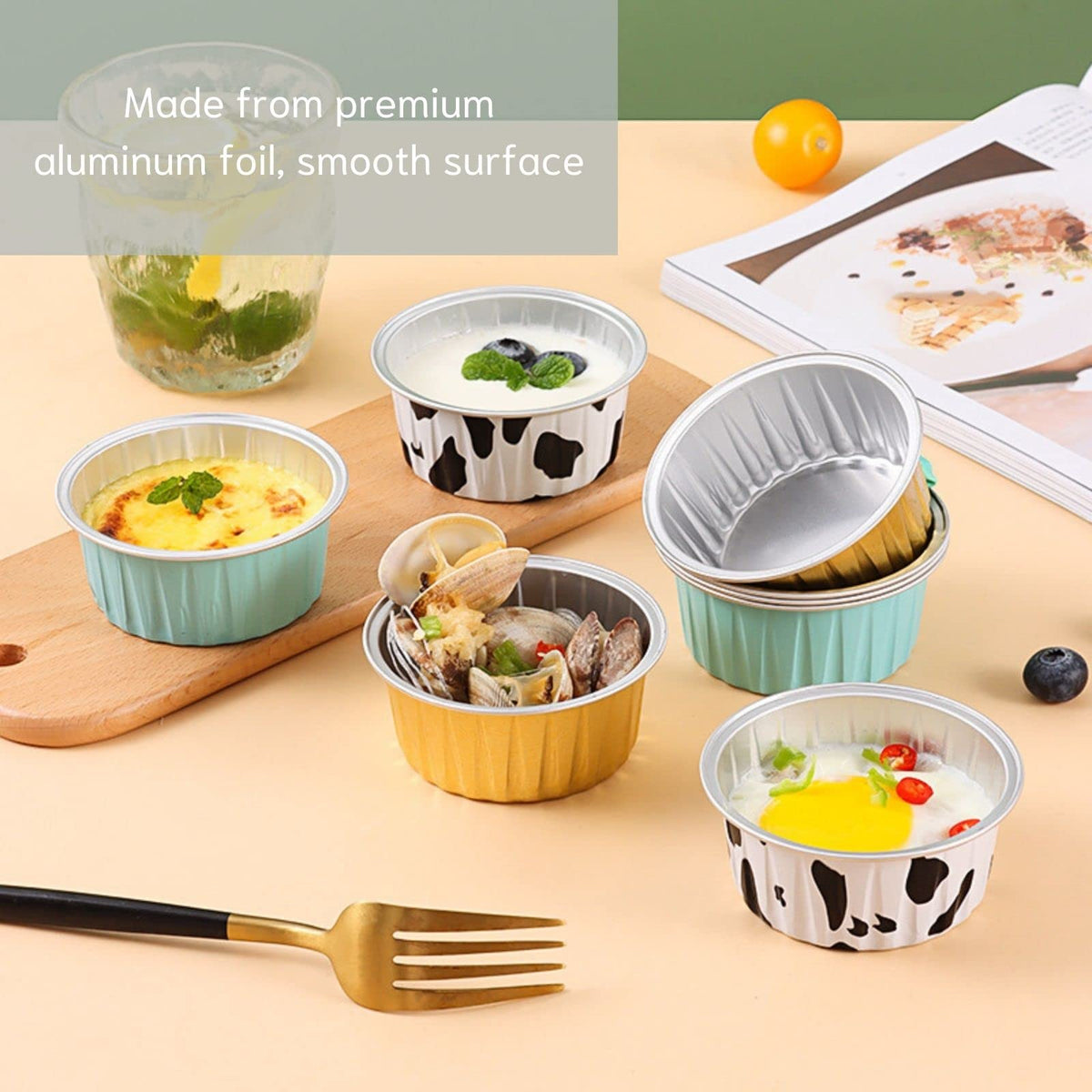 Findful recyclable aluminum cups emphasize eco-friendly disposable serving.