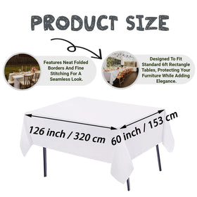 FindYou tablecloth ideal for weddings and parties, elevating table settings.