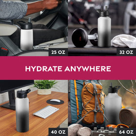 FineDine stainless steel bottle is BPA-free and durable.
