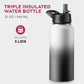FineDine bottle with mouthpiece lid for easy sipping on the go.