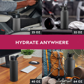 FineDine bottle dishwasher-safe exterior for simple cleaning and care.